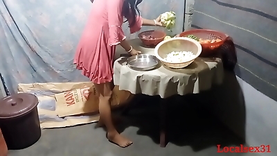 Sexy Desi Wife Hot Sex While Cooking Food