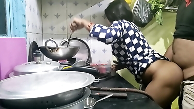Indian Kitchen Sex Bhabhi Fucked While Cocking