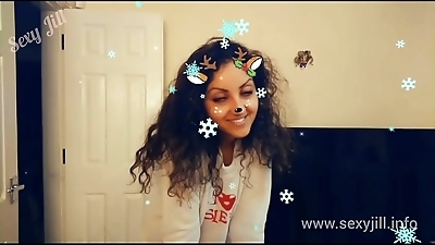 Christmas s&period; teen gives best deepthroat blowjob with massive cumshot swallow t&period; hot shots POV Indian