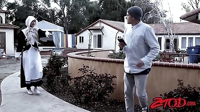 Naughty Emma Hix licked and riding after Amish seduction